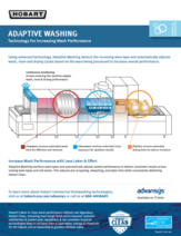 Adaptive Washing Technology Sell Sheet